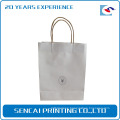 White fruit paper bag /Wholesale design raw materials of paper bag with handles